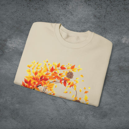 Hello Autumn Sweatshirt | Fall Design - Fall Seasonal Sweatshirt - Autumn Design Sweatshirt   