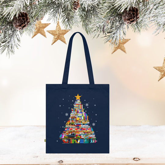 Imagin Vibes: Bookish Tree - Holiday Tote Bags   