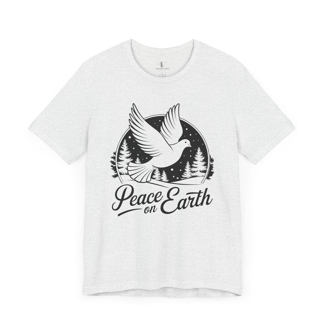 Peace on Earth Unisex Tee - Dove