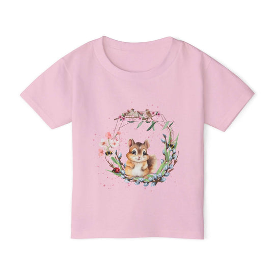 Squirrel Nature Toddler T-shirt Kids clothes Printify Light Pink 2T