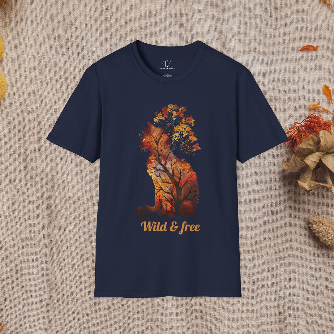 Wild & Free: Feline Fall T-Shirt