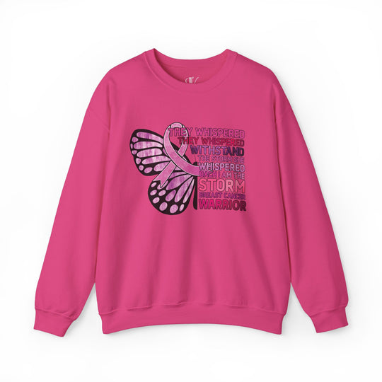 Breast Cancer Warrior Sweatshirt - Empowering Message