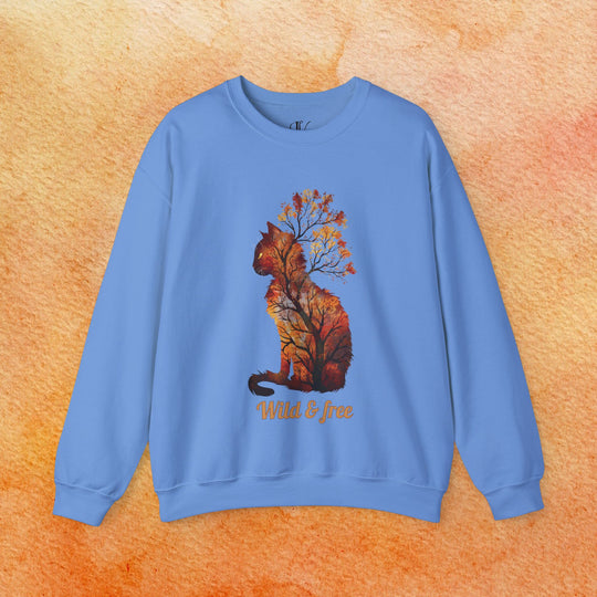 Wild & Free: Feline Fall Sweatshirt