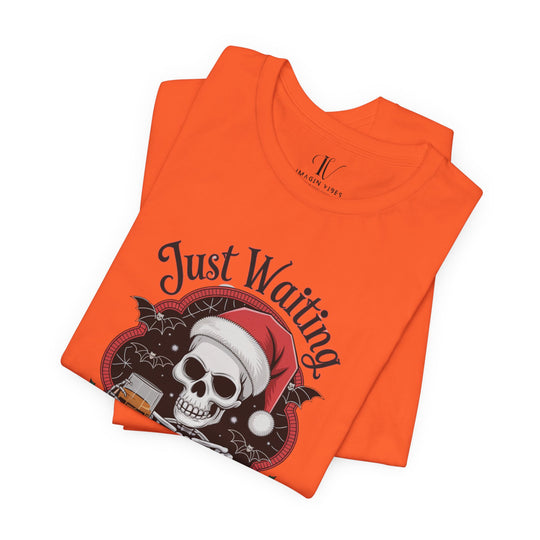 Holiday Skeleton Santa Tee