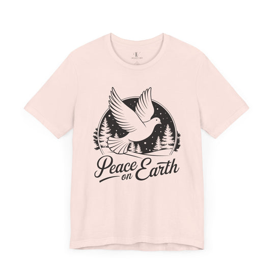 Peace on Earth Unisex Tee - Dove