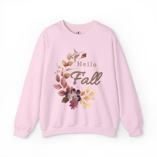 Hello Fall: Watercolor Floral Sweatshirt