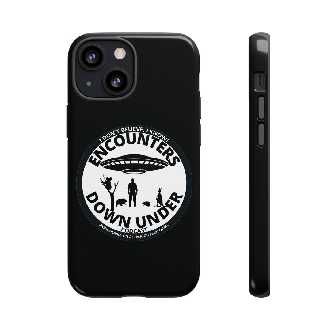 Encounters Down Under Podcast Tough Cases - Protect Your Tech with Podcast Swag Phone Case iPhone 13 Mini Glossy 