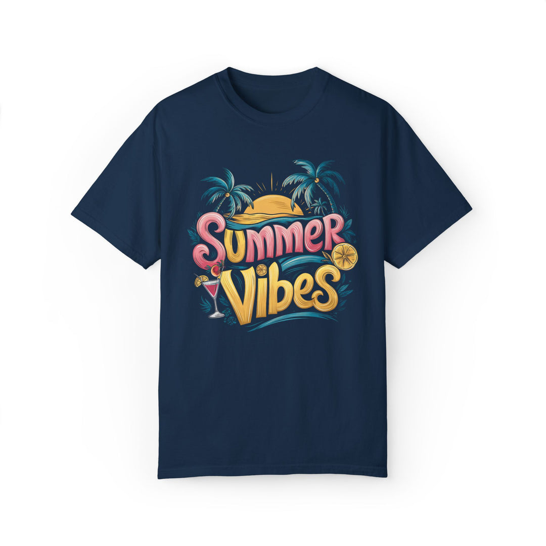 Summer Vibes T-Shirt T-Shirt Printify True Navy S