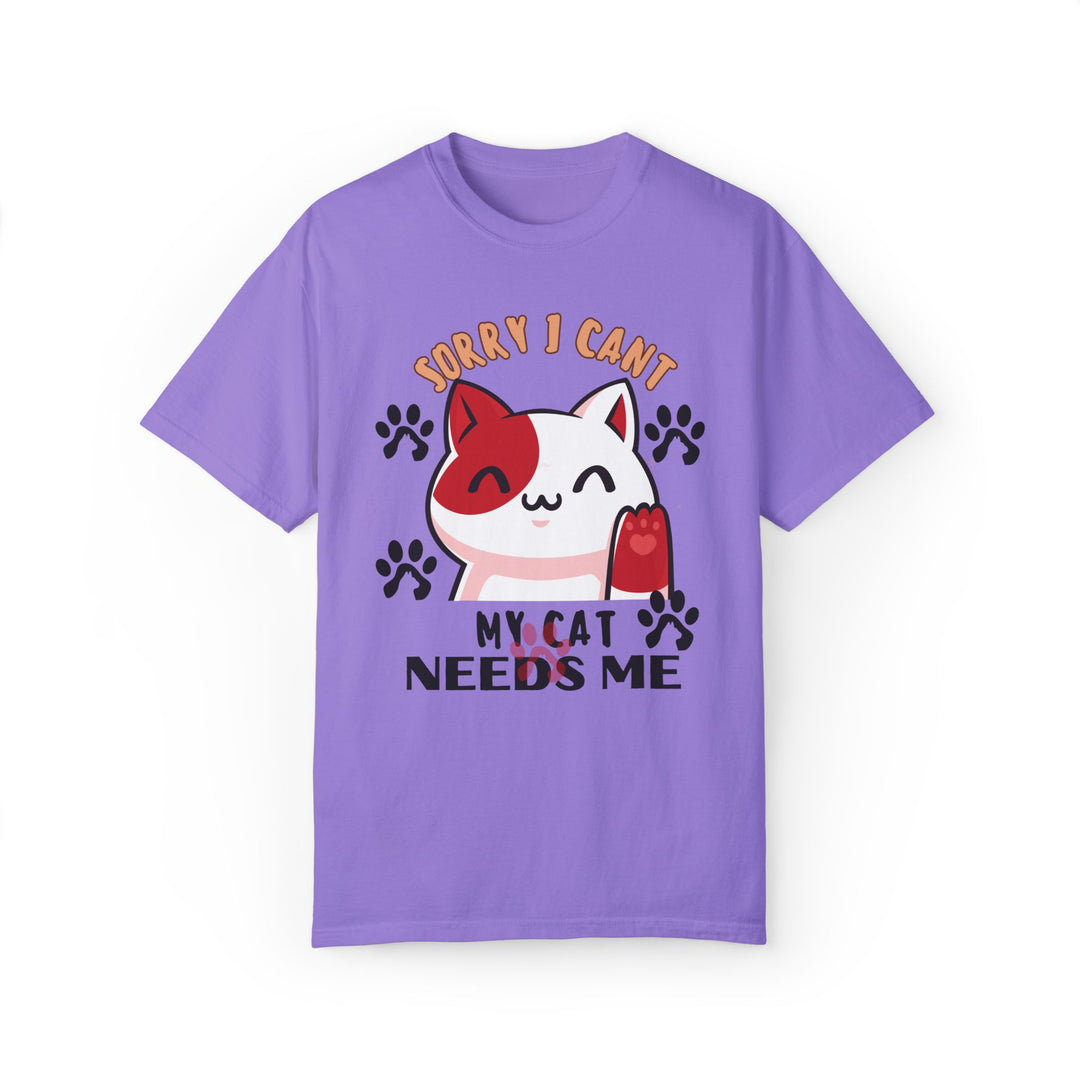 Cat Lover T-shirt - Playful & Cute T-Shirt Printify Violet S