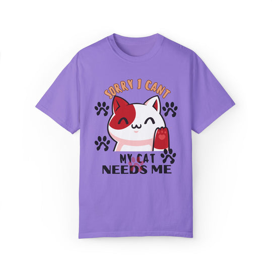 Cat Lover T-shirt - Playful & Cute T-Shirt Printify Violet S