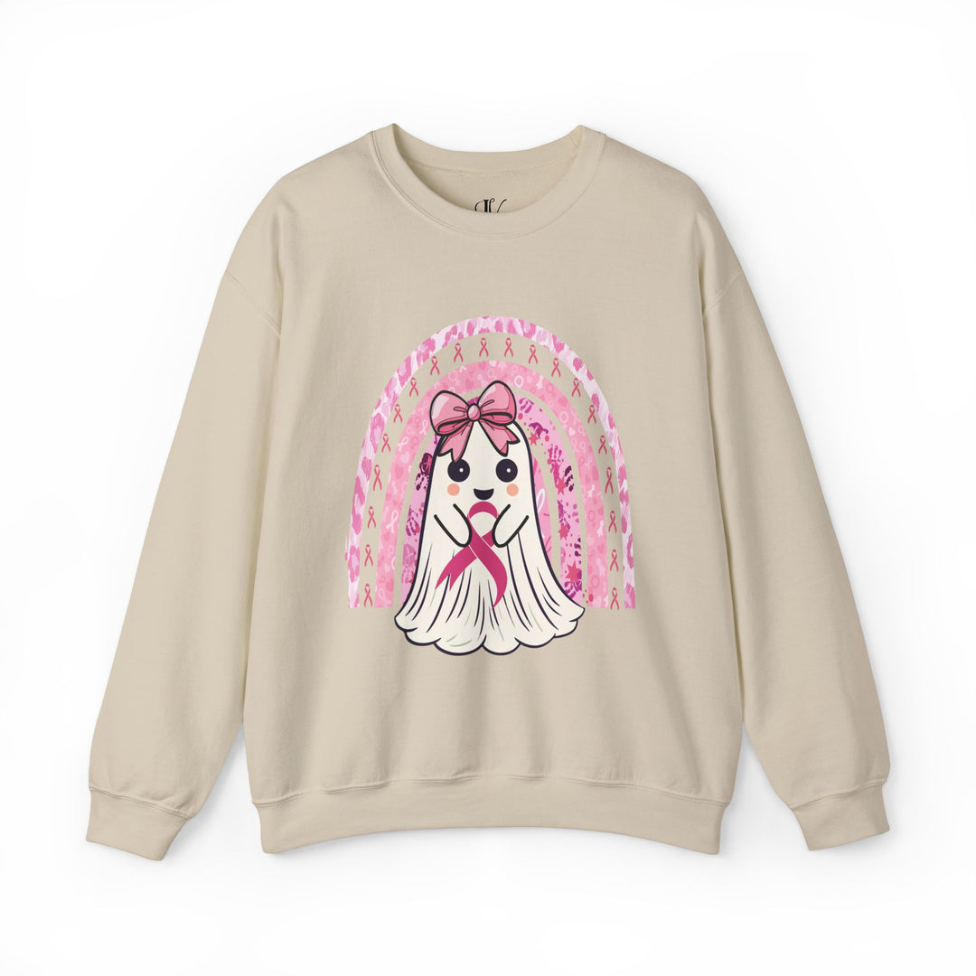 Cute Ghost Breast Cancer Support Sweatshirt