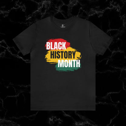 Trendy Black History Month Shirts Celebrating African American Pride and Heritage T-Shirt Black XS 