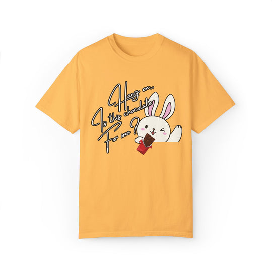 Cartoon Bunny Chocolate Unisex T-shirt T-Shirt Printify Citrus S