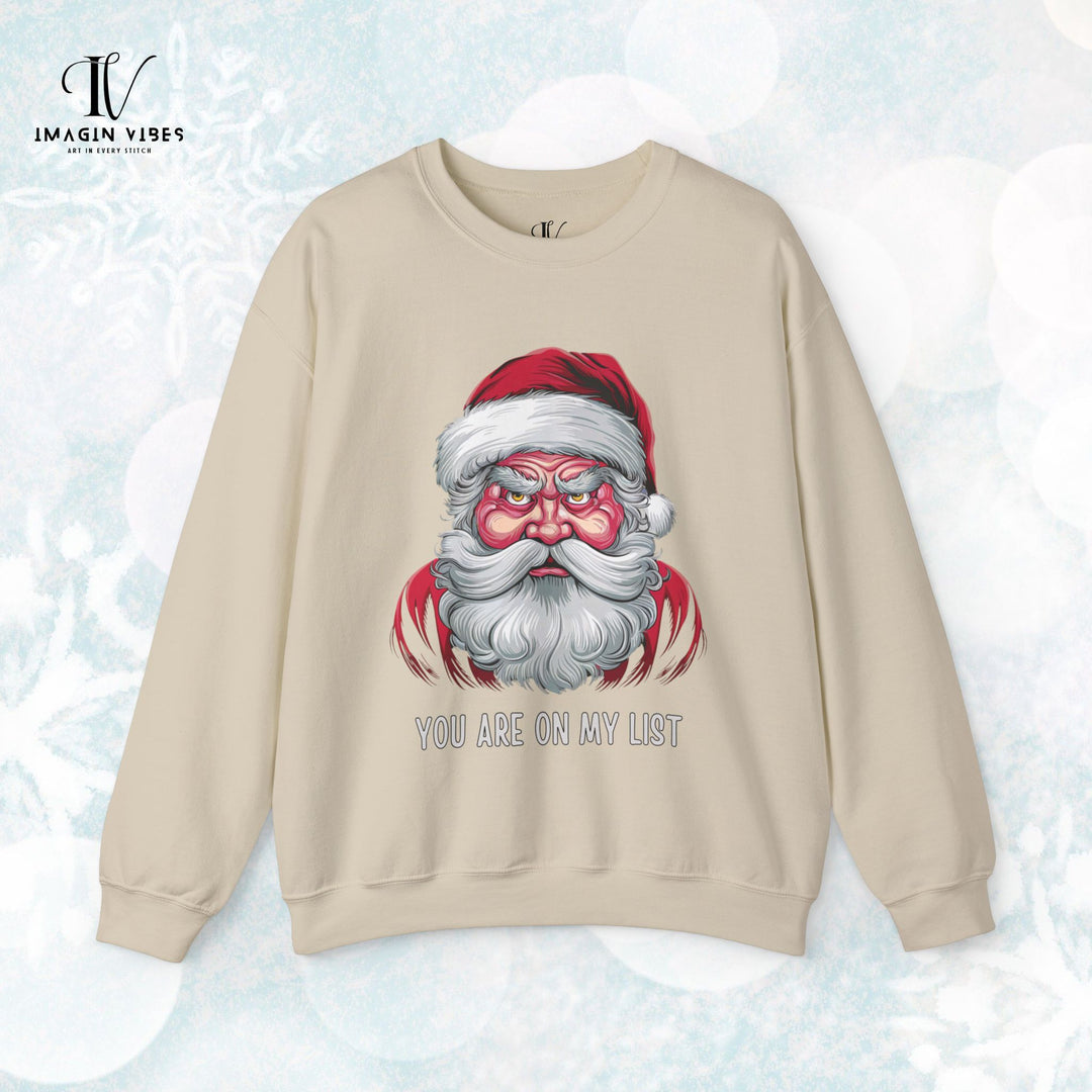 Angry Santa Christmas Sweatshirt