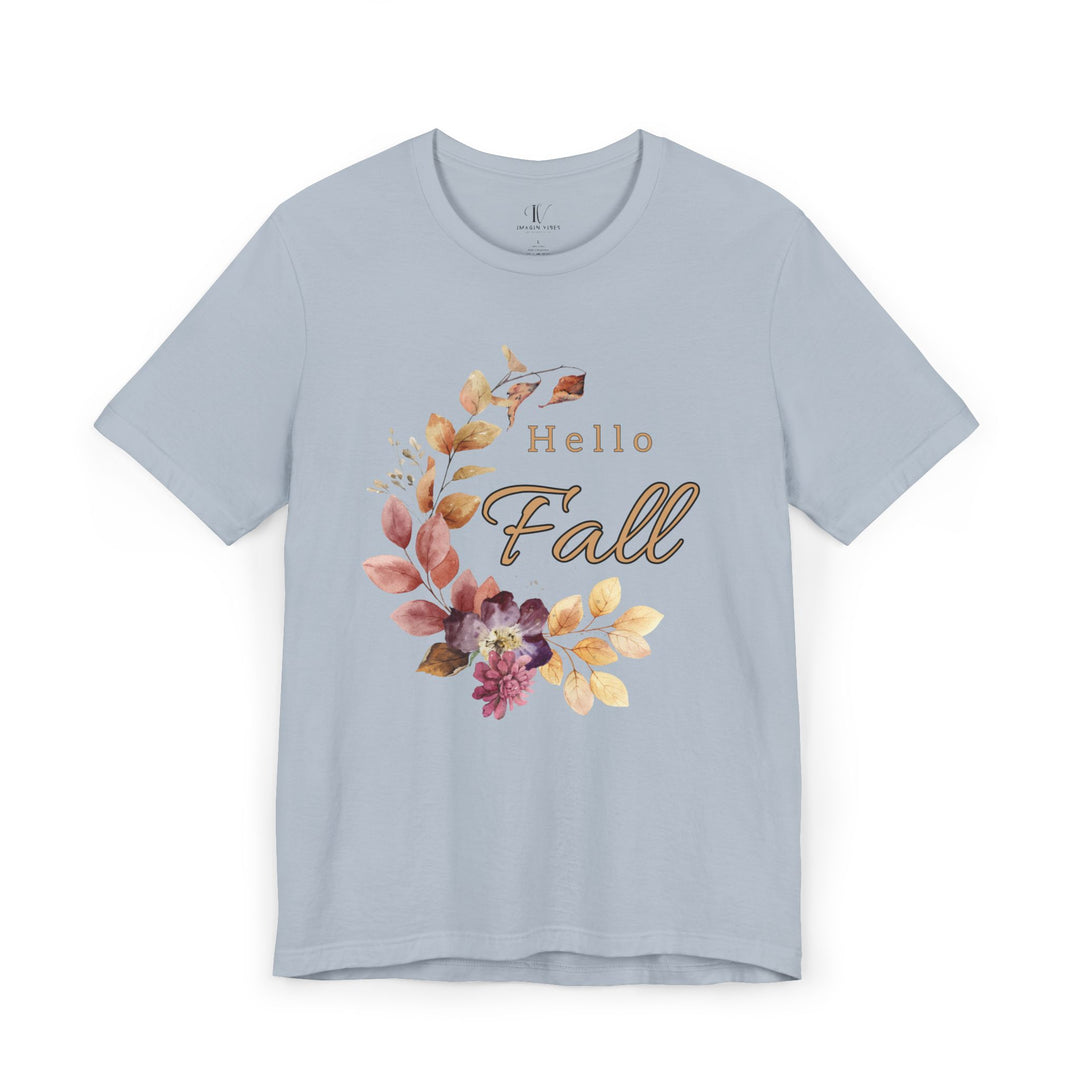 Hello Fall: Watercolor Floral T-Shirt