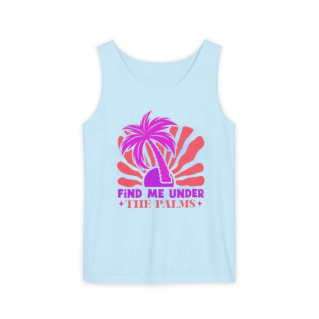 Tank Top - Playful and Summery Retro-Inspired Tank Top Printify Chambray XS