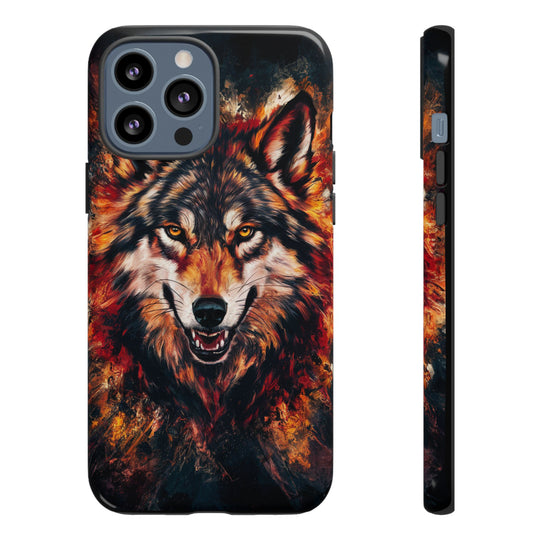 Wolf Tough Cases - Powerful and Vibrant Wolf Phone Case Printify iPhone 13 Pro Max Glossy