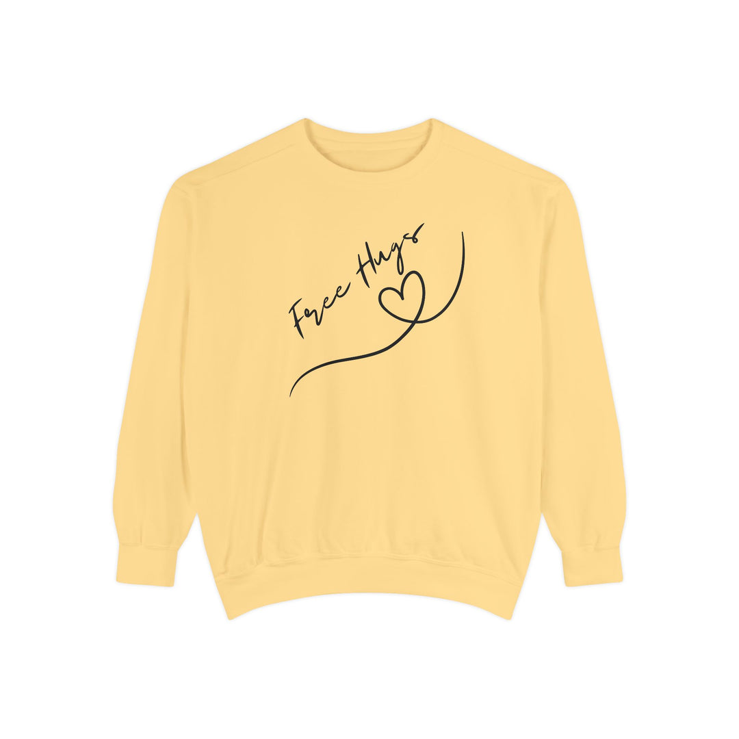 Free Hugs Sweatshirt Sweatshirt Printify Butter S