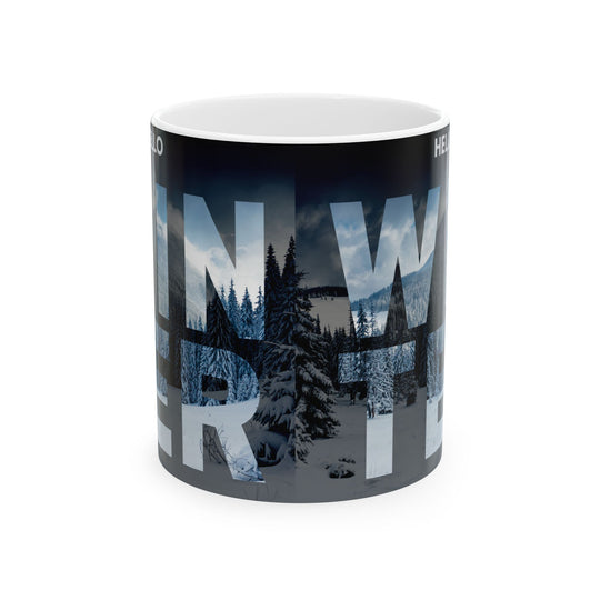 Hello Winter Ceramic Mug