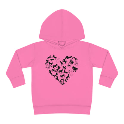Horse Heart Hoodie | Horse Lover Tee - Horses Heart Toddler - Horse Lover Gift - Horse Toddler Shirt - Equestrian Tee - Gift for Horse Owner Kids clothes Raspberry 2T 