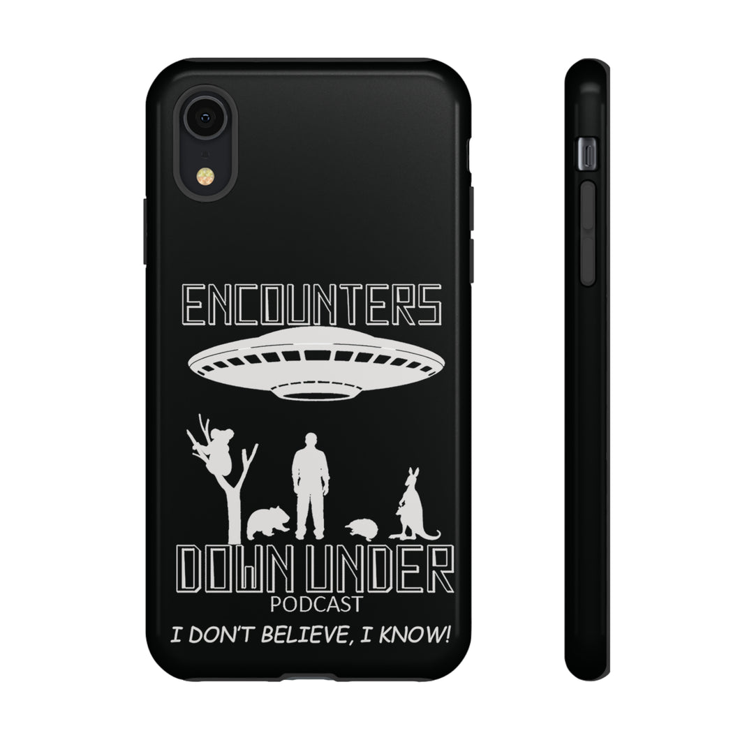 Encounters Down Under Podcast Tough Cases - Protect Your Tech Phone Case iPhone XR Glossy 