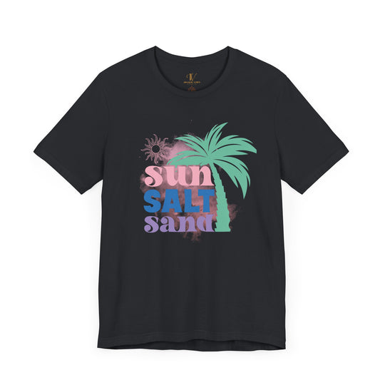 Summer Vibes Tee T-Shirt Printify Vintage Black XS