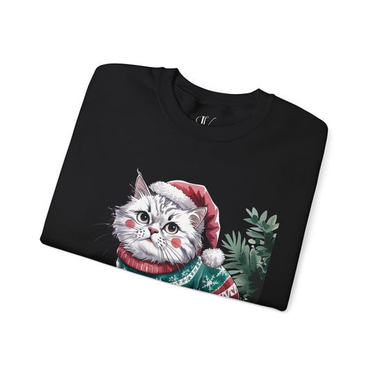 Cat Holiday Sweater Sweatshirt