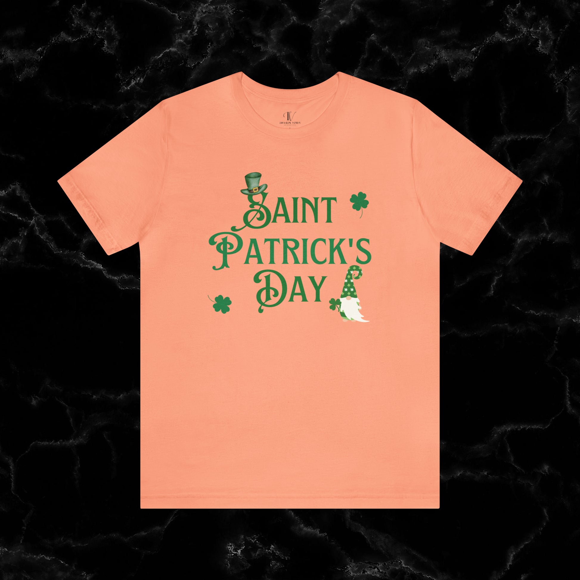 Saint Patrick's Day Shirt - St. Paddy's Day Lucky Irish Shamrock Leaf Clover Flag Beer T-Shirt T-Shirt Sunset XS 