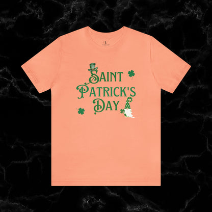 Saint Patrick's Day Shirt - St. Paddy's Day Lucky Irish Shamrock Leaf Clover Flag Beer T-Shirt T-Shirt Sunset XS 
