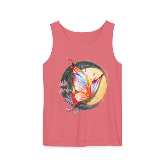 Nature-Inspired Butterfly Tank Top Tank Top Printify Watermelon S