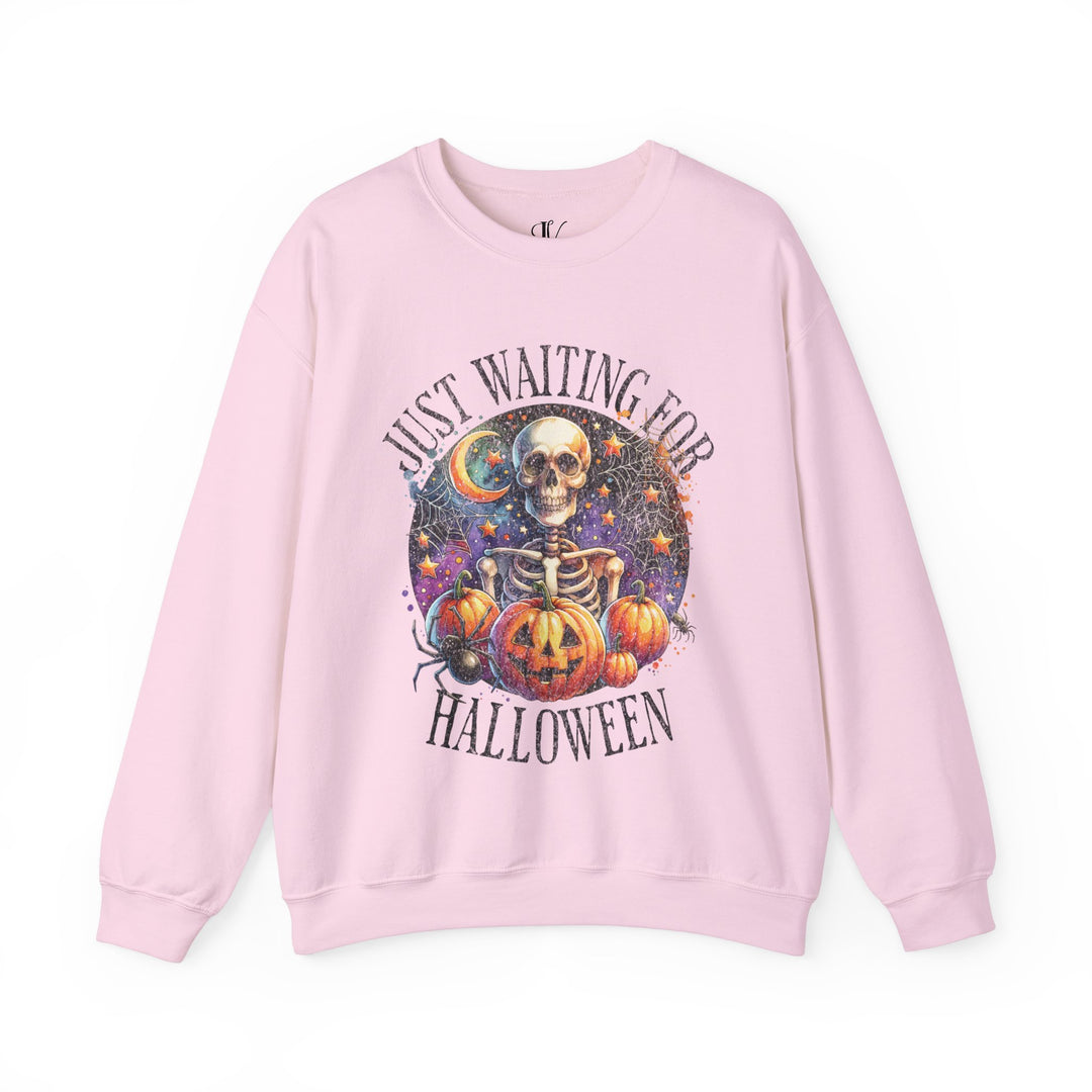 Just Waiting For Halloween Crewneck Sweatshirt