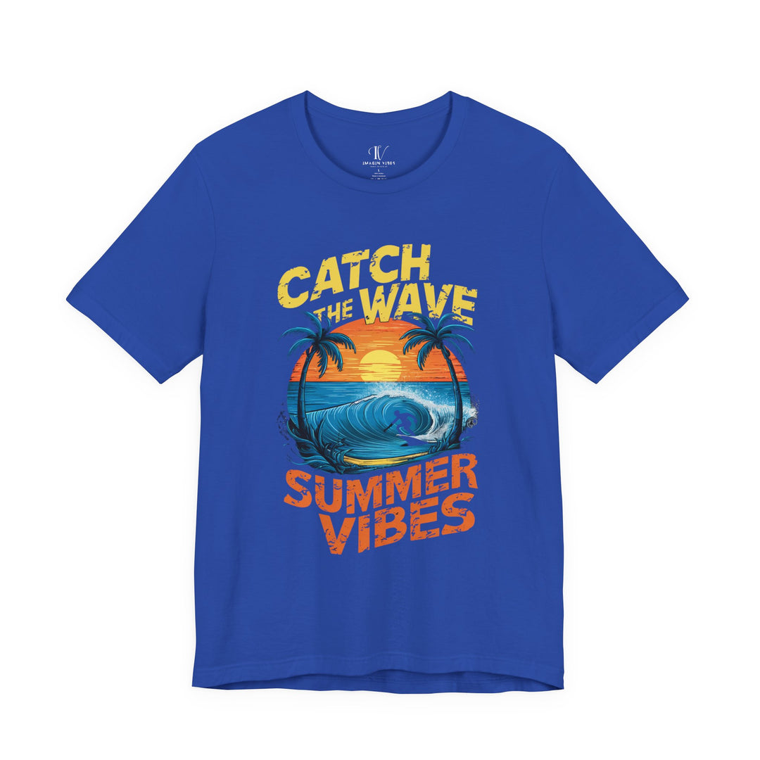 Vintage Summer Vibes Tee T-Shirt Printify True Royal XS