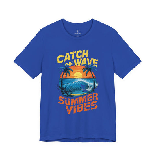 Vintage Summer Vibes Tee T-Shirt Printify True Royal XS