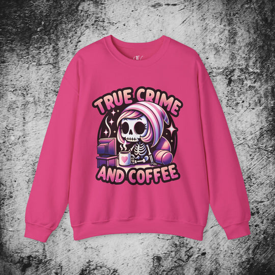 True Crime and Coffee: Skeleton Sweatshirt