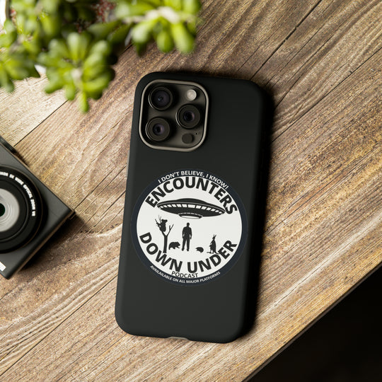 Encounters Down Under Podcast Tough Cases - Protect Your Tech with Podcast Swag Phone Case   