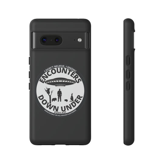 Encounters Down Under Podcast Tough Cases - Protect Your Tech with Podcast Swag Phone Case Google Pixel 7 Matte 