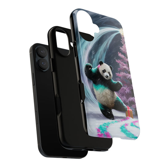 Christmas Panda Tough Case Phone Case Printify