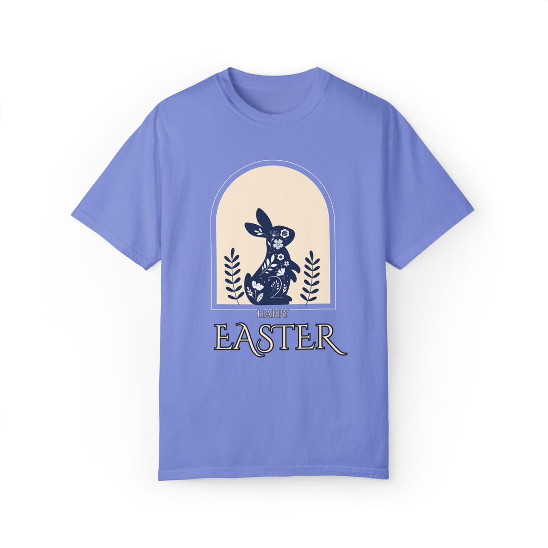 Easter Bunny T-shirt T-Shirt Printify Flo Blue S