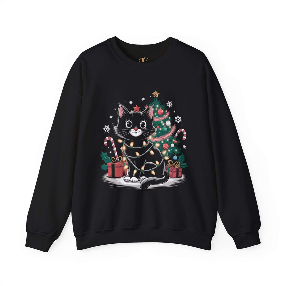 Feline Festive Cat Christmas Sweatshirt