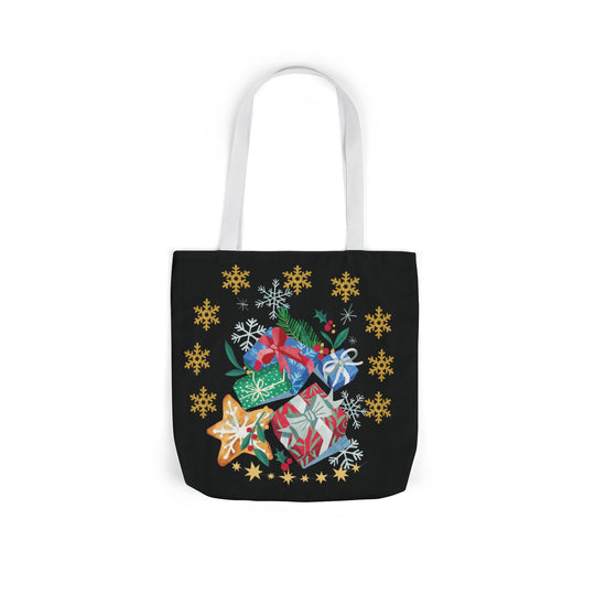 Christmas Gift Canvas Tote Bag Accessories Printify 16" × 16'' White