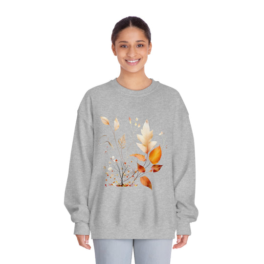 Imagin Vibes Autumn Leaves Sweatshirt: Fall Style & Comfort Sweatshirt Sport Grey S 