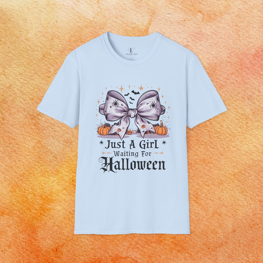 Just A Girl Waiting For Halloween T-shirt