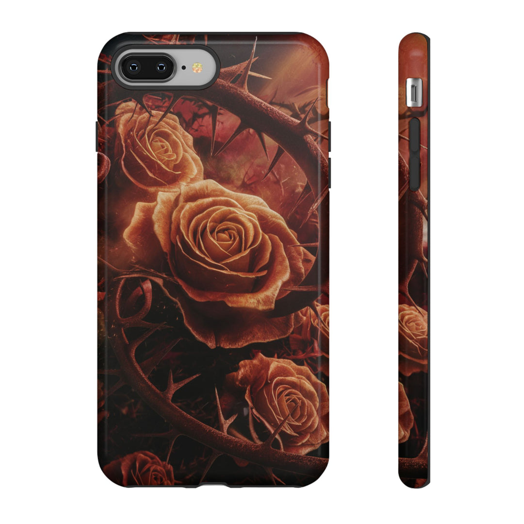 Gothic Roses Phone Case Phone Case Printify