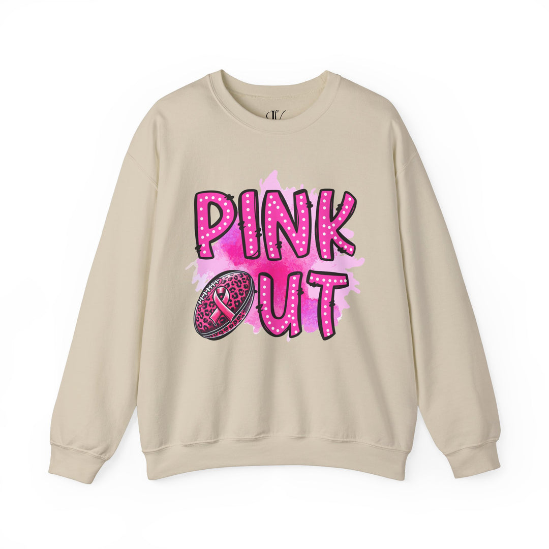 Pink Out Tackle Breast Cancer Football Sweatshirt