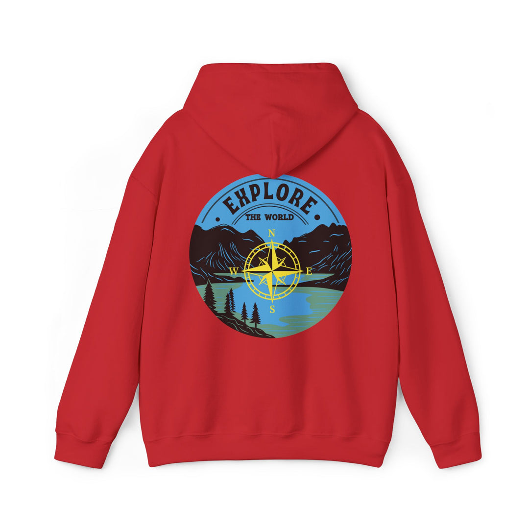 "Explore the World" Adventure Hoodie Hoodie Printify