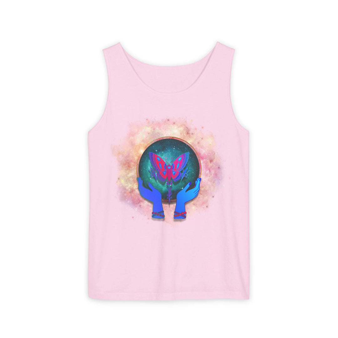 Cosmic Butterfly Unisex Tank Top - Mystical and Spiritual Tank Top Printify Blossom S