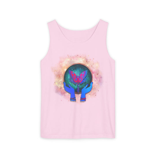 Cosmic Butterfly Unisex Tank Top - Mystical and Spiritual Tank Top Printify Blossom S