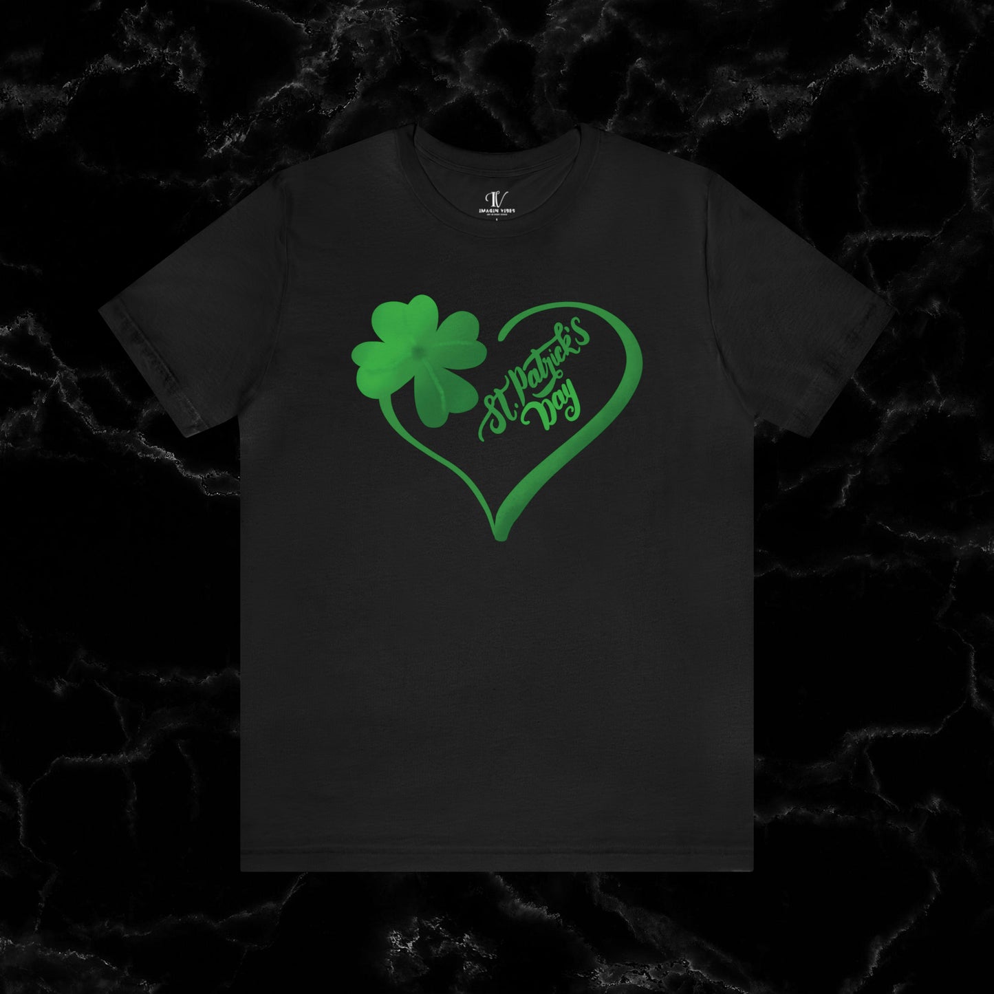 Lucky Saint Patrick's Day Shirt - St. Paddy's Day Lucky Irish Shamrock Leaf Clover Flag Beer T-Shirt T-Shirt Black XS 