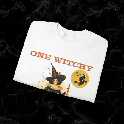 One Witchy Aunt Halloween Sweatshirt - Cool Aunt Shirt, Feral Aunt Sweatshirt, Perfect Gifts for Aunts Sweatshirt   