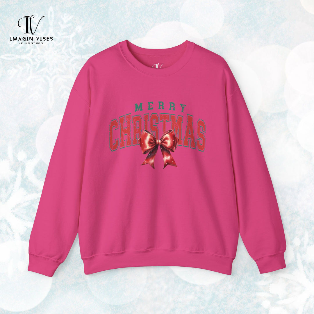 Coquette Merry Christmas Vintage Sweatshirt